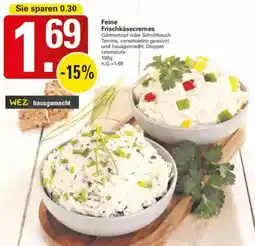 WEZ Feine Frischkäsecremes Angebot