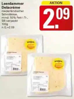 WEZ Leerdammer Delacréme Angebot