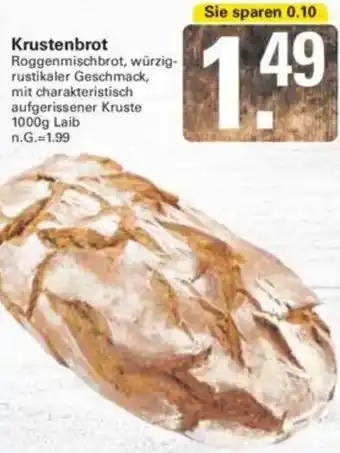 WEZ Krustenbrot Angebot