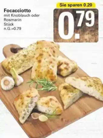 WEZ Focacciotto Angebot
