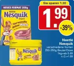 WEZ Nestlé Nesquik Angebot