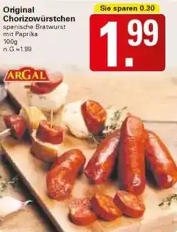 WEZ ARGAL Original Chorizowürstchen Angebot