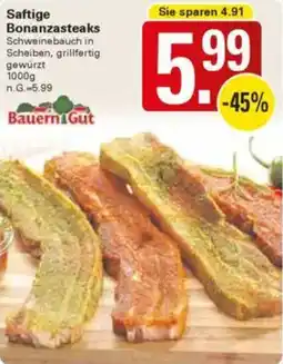 WEZ Bauern Gut Saftige Bonanzasteaks Angebot