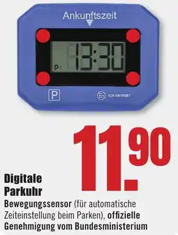 B1 Discount Baumarkt Digitale Parkuhr Angebot