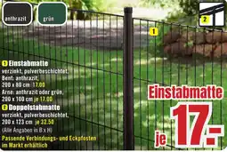 B1 Discount Baumarkt Einstabmatte Angebot