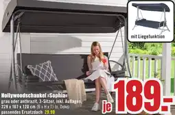 B1 Discount Baumarkt Hollywoodschaukel Sophia Angebot