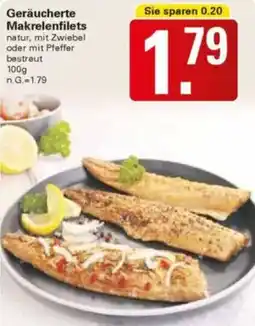 WEZ Geräucherte Makrelenfilets Angebot