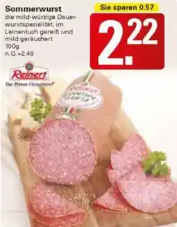 WEZ Reinert Sommerwurst Angebot