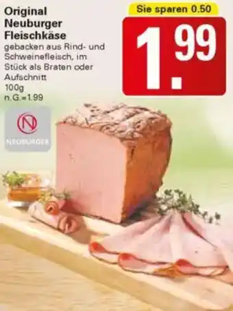 WEZ Original Neuburger Fleischkäse Angebot