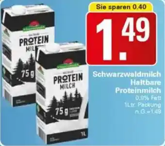 WEZ Schwarzwaldmilch Haltbare Proteinmilch Angebot