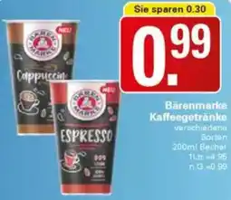 WEZ Bärenmarke Kaffeegetränke Angebot