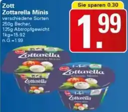 WEZ Zott Zottarella Minis Angebot