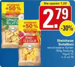 WEZ Steinhaus Tortelloni Angebot