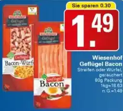 WEZ Wiesenhof Geflügel Bacon Angebot