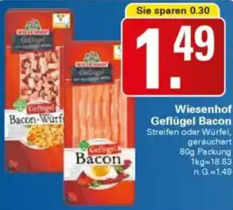 WEZ Wiesenhof Geflügel Bacon Angebot