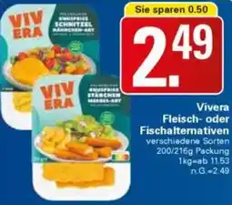 WEZ Vivera Fleisch- oder Fischalternativen Angebot