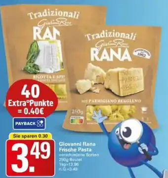 WEZ Giovanni Rana Frische Pasta Angebot
