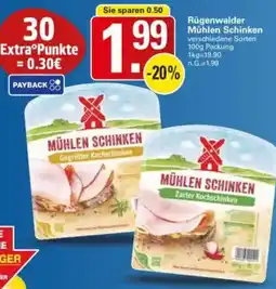 WEZ Rügenwalder Mühlen Schinken Angebot