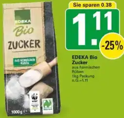 WEZ EDEKA Bio Zucker Angebot