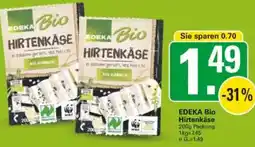 WEZ EDEKA Bio Hirtenkäse Angebot