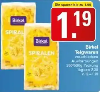 WEZ Birkel Teigwaren Angebot