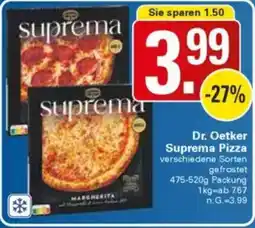 WEZ Dr. Oetker Suprema Pizza Angebot
