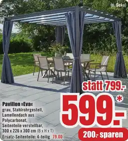 B1 Discount Baumarkt Pavillon Eva Angebot