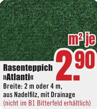 B1 Discount Baumarkt Rasenteppich Atlanti Angebot
