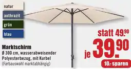 B1 Discount Baumarkt Marktschirm Angebot