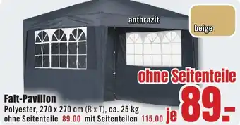 B1 Discount Baumarkt Falt-Pavillon Angebot