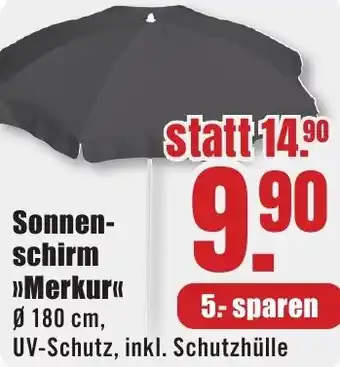 B1 Discount Baumarkt Sonnenschirm Merkur Angebot