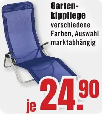 B1 Discount Baumarkt Gartenkippliege Angebot