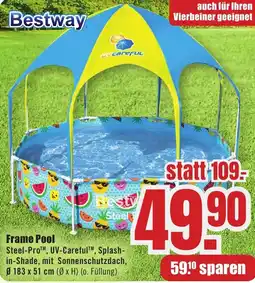 B1 Discount Baumarkt Bestway Frame Pool Angebot
