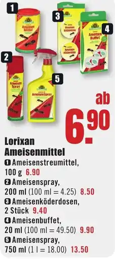 B1 Discount Baumarkt Lorixan Ameisenmittel Angebot