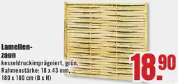 B1 Discount Baumarkt Lamellenzaun Angebot