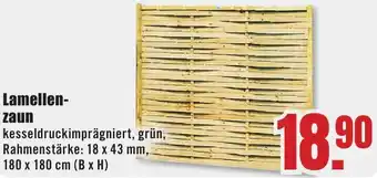 B1 Discount Baumarkt Lamellenzaun Angebot