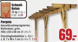 B1 Discount Baumarkt Pergola Angebot