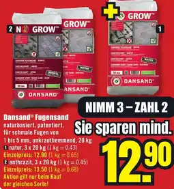 B1 Discount Baumarkt Dansand Fugensand Angebot