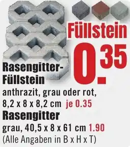 B1 Discount Baumarkt Rasengitter Füllstein Angebot