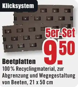 B1 Discount Baumarkt Beetplatten Angebot