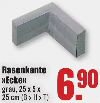 B1 Discount Baumarkt Rasenkante Ecke Angebot