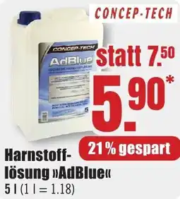 B1 Discount Baumarkt CONCEP-TECH Harnstofflösung AdBlue Angebot