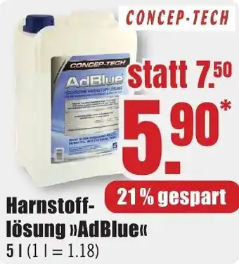 B1 Discount Baumarkt CONCEP-TECH Harnstofflösung AdBlue Angebot