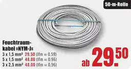 B1 Discount Baumarkt Feuchtraumkabel NYM-J Angebot