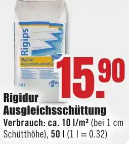 B1 Discount Baumarkt Rigidur Ausgleichsschüttung Angebot