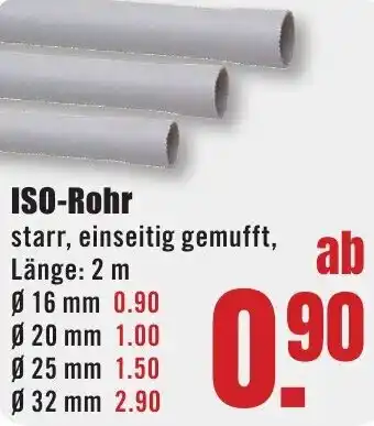 B1 Discount Baumarkt ISO-Rohr Angebot
