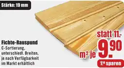B1 Discount Baumarkt Fichte-Rauspund Angebot