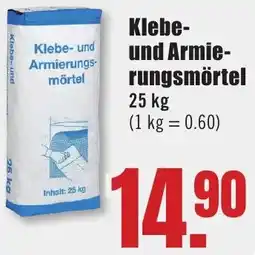 B1 Discount Baumarkt Klebe- und Armierungsmörtel Angebot
