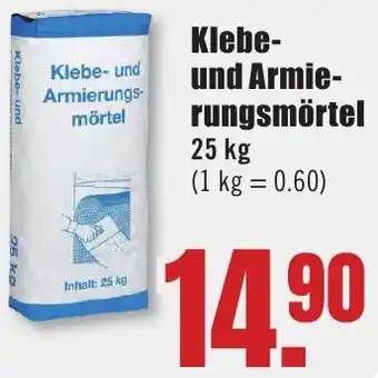 B1 Discount Baumarkt Klebe- und Armierungsmörtel Angebot