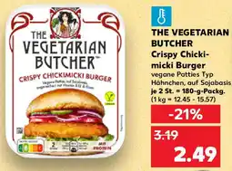 Kaufland THE VEGETARIAN BUTCHER Crispy Chickimicki Burger Angebot
